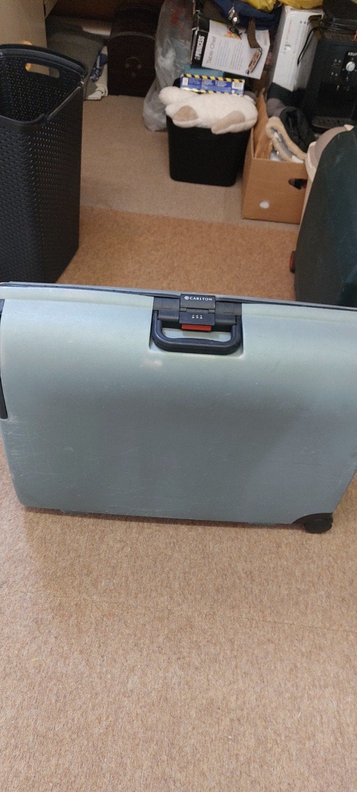 Grote Carlton hardcase koffer met cijferslot, Ophalen, Gebruikt, Hard kunststof, Slot