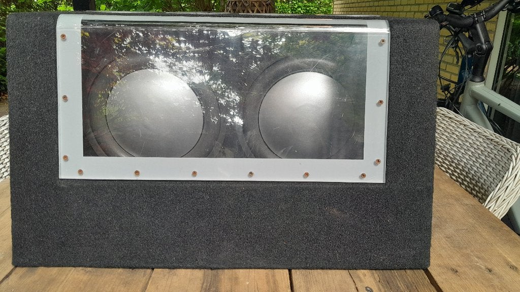Subwoofer Raveland RV210, Gebruikt, Subwoofer, Ophalen, 150 watt of meer