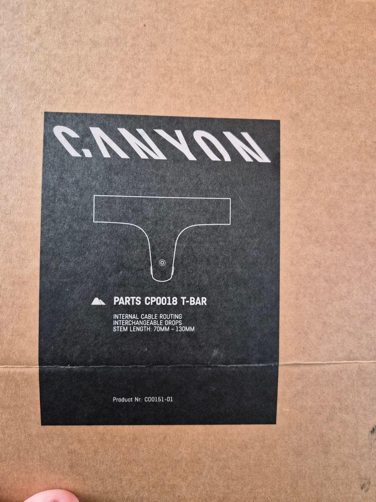 Canyon CP0018 Aerocockpit CF Sport 90mm zonder drops, Canyon, Stuur, Nieuw, Ophalen of Verzenden