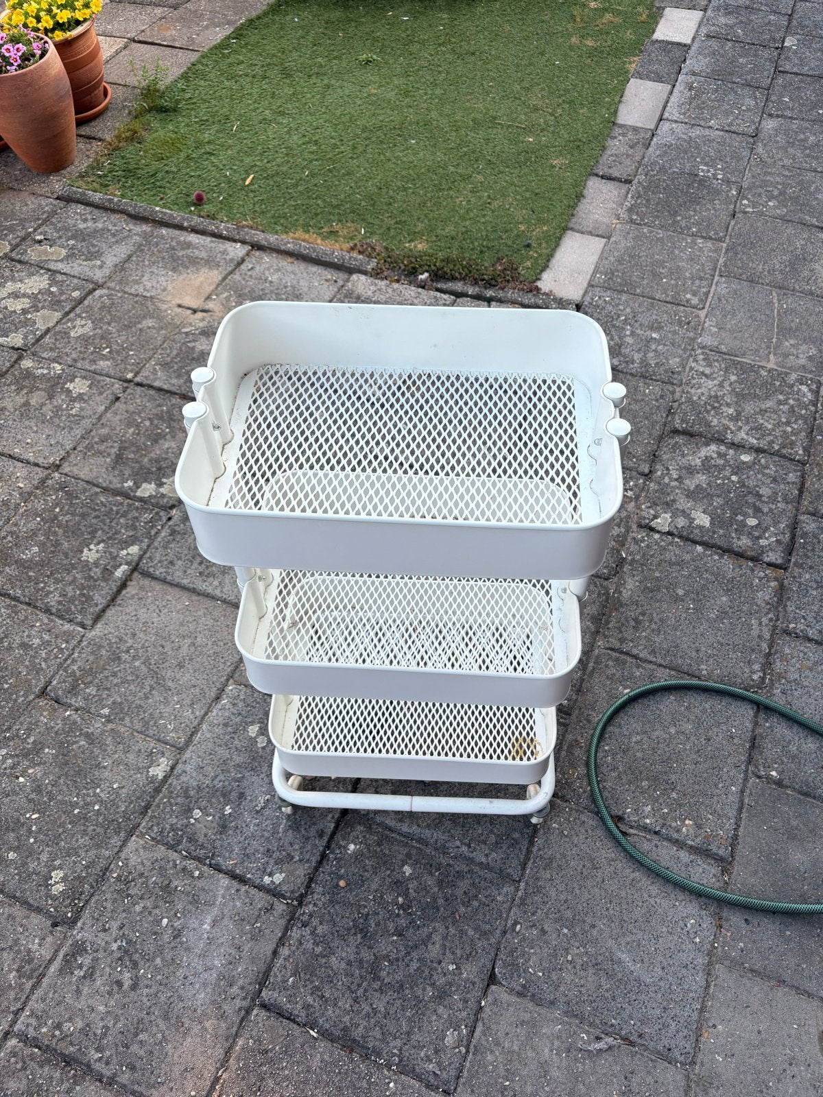 IKEA RÅSKOG roltafel/trolley wit, Ophalen, Gebruikt, Wit, Metaal