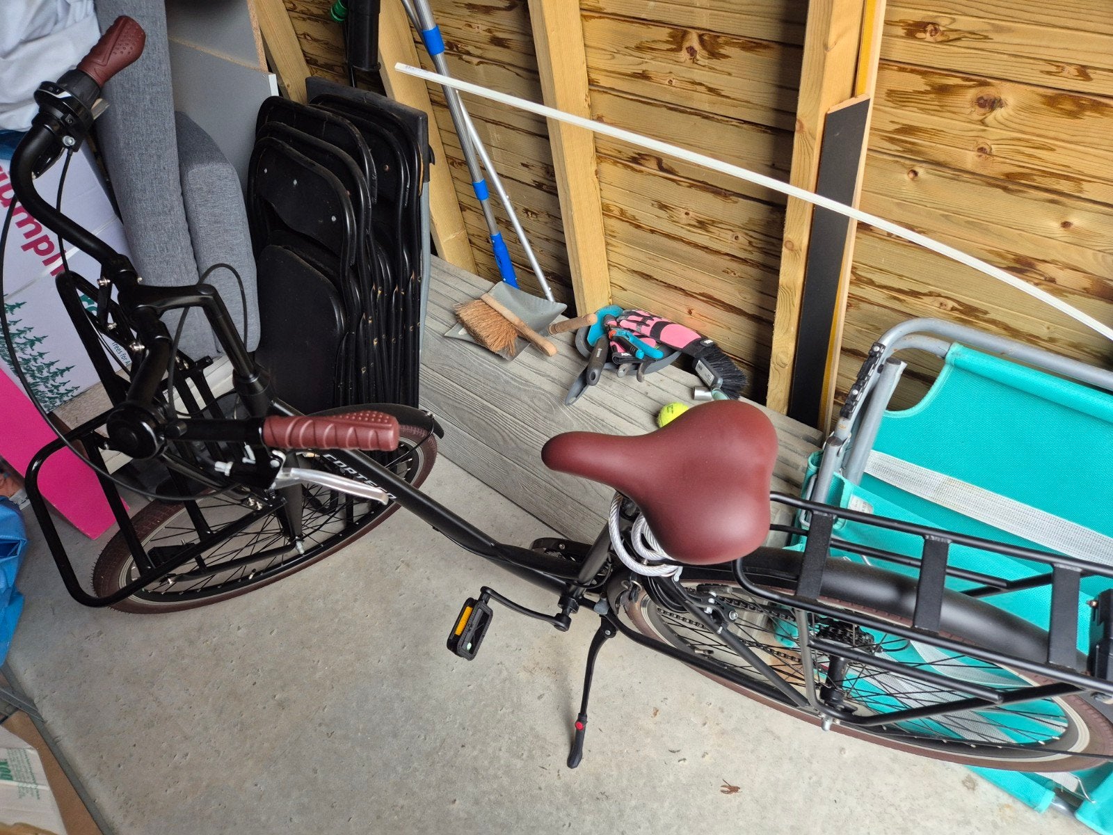 Cortego transportfiets met lage instap en versnellingen, (Extra) lage instap, Zo goed als nieuw, 50 tot 53 cm, Trommelrem