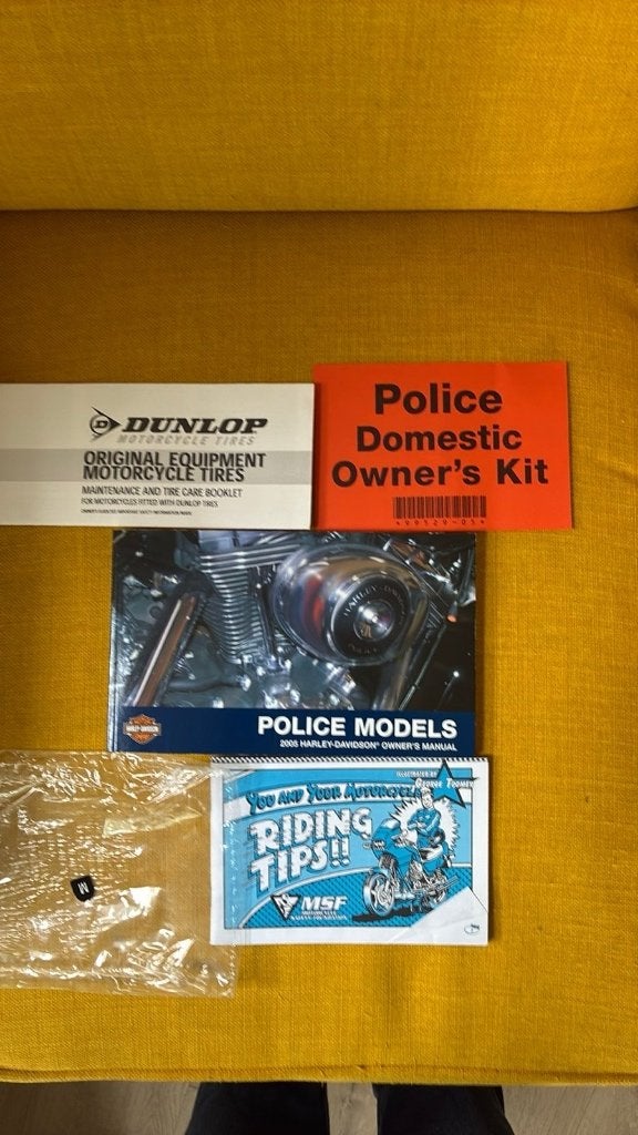 Harley Davidson Police Models Owner's manual, Ophalen of Verzenden, Harley-Davidson of Buell