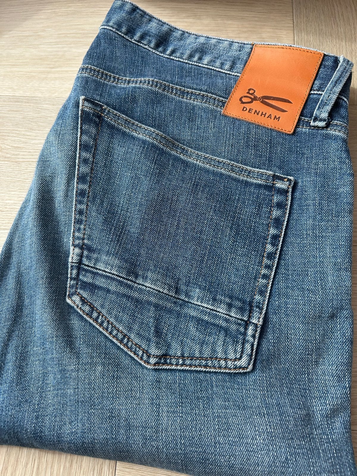 Denham Jeans - Razor w36-34 zgan, Ophalen of Verzenden, Zo goed als nieuw, Blauw, W33 - W34 (confectie 48/50)
