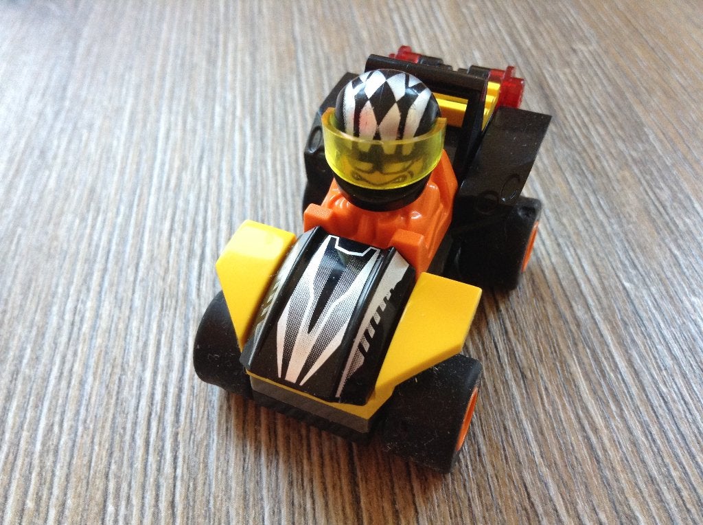 Lego Racers 8360 Track Racer, Kinderen en Baby's, Gebruikt, Lego, Inclusief instructies, Ophalen of Verzenden