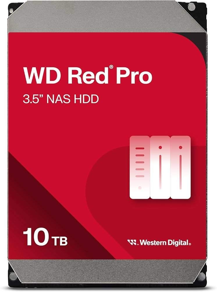 4x WD Red Pro 10TB WD103KFBX NAS HDD / CMR / garantie 2031, Computers en Software, Ophalen, Intern, Server, Nieuw