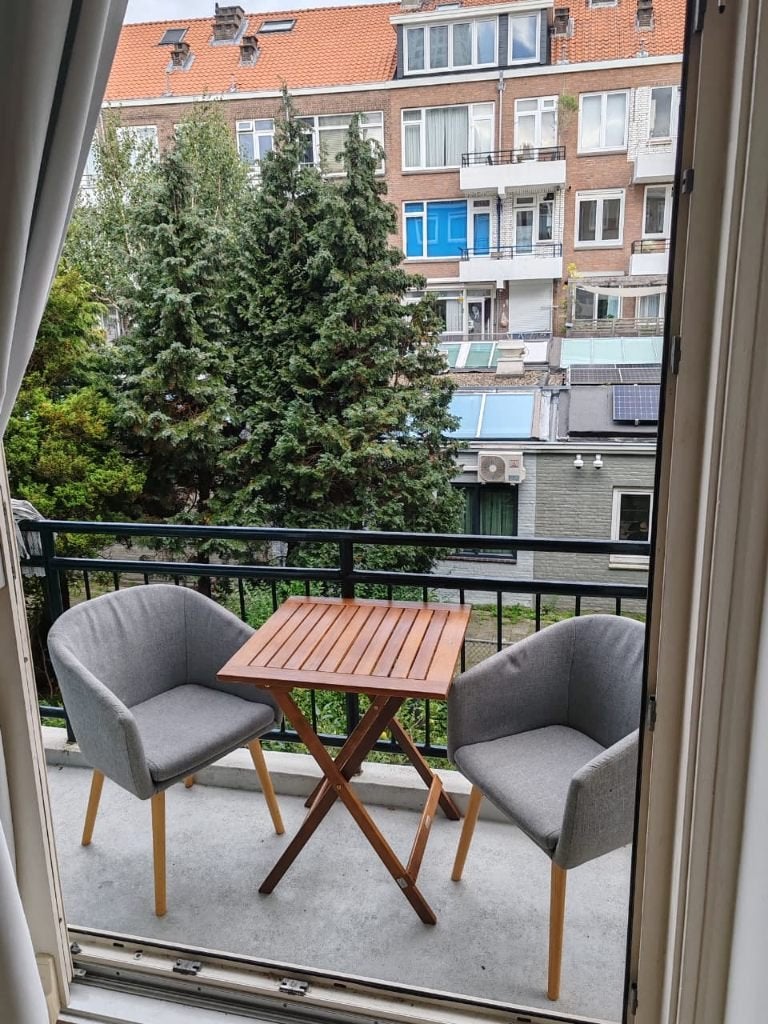 Balkonset klap - Balconyset, Ophalen, Zo goed als nieuw, 4 zitplaatsen