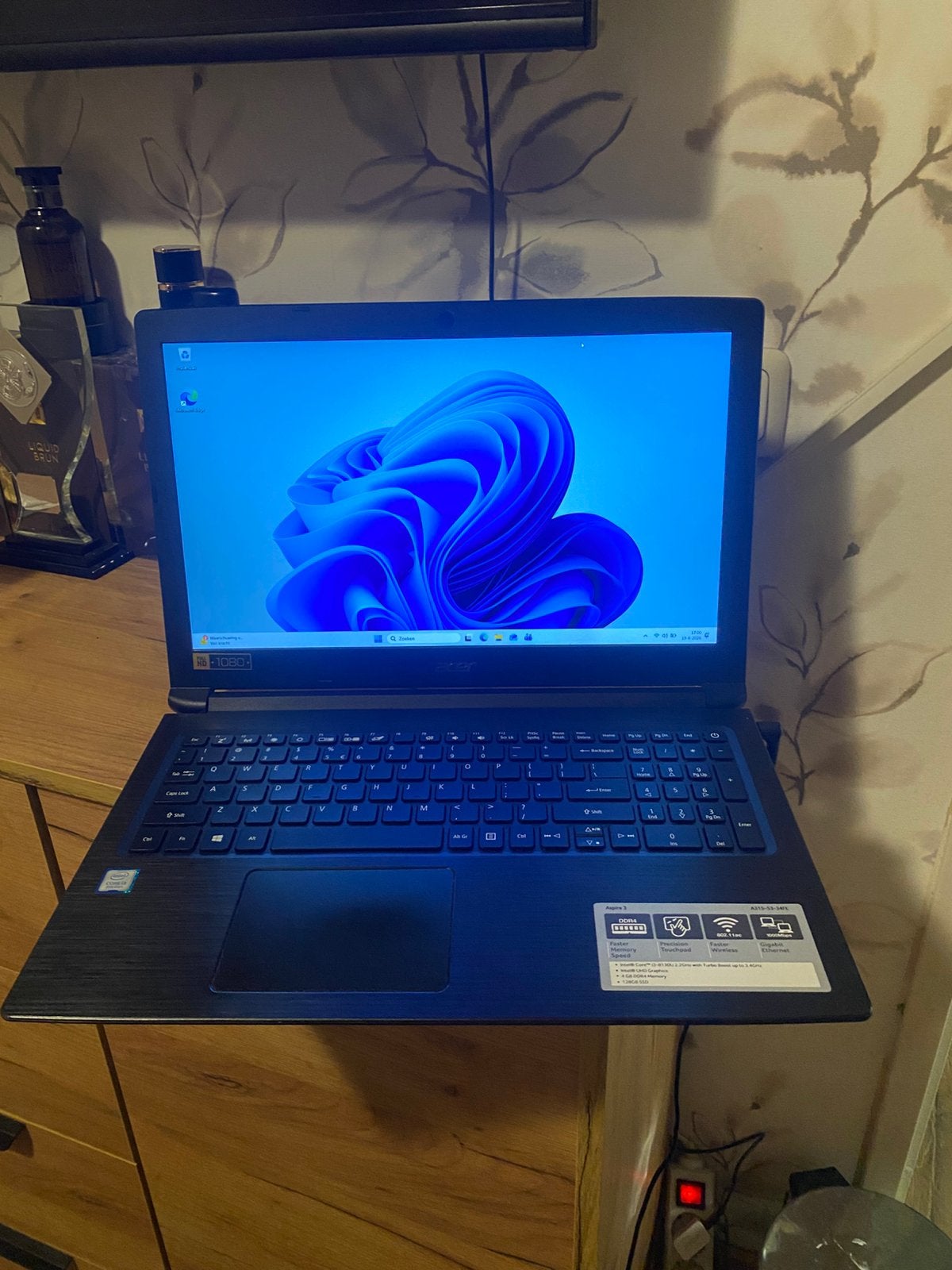 Tk acer aspire 3 i3 core cpu 8130u 2.20 ghz, Computers en Software, Windows Laptops, 2 tot 3 Ghz, Ophalen of Verzenden, Zo goed als nieuw