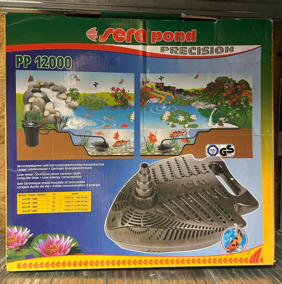 Sera Pond Precision PP 12000 Vijverpomp - Nieuw in doos, Ophalen of Verzenden, Nieuw, Vijverpomp
