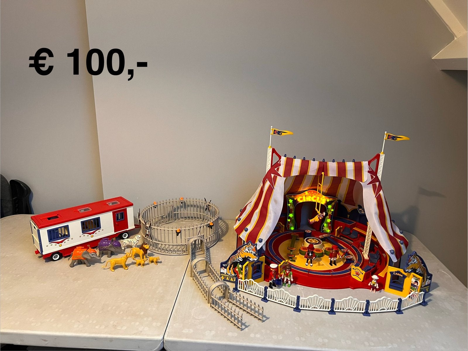 Playmobil Circustent, Ophalen, Zo goed als nieuw