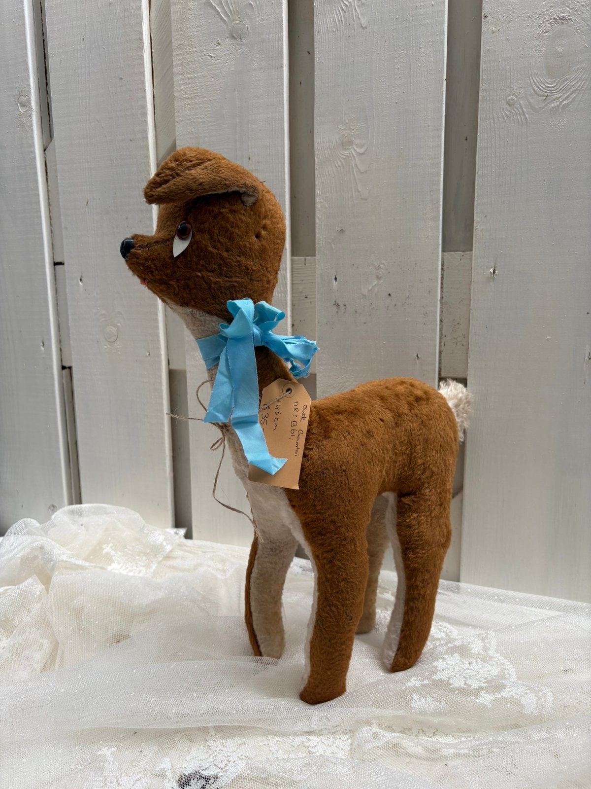 Antieke knuffel bambi, Ophalen of Verzenden