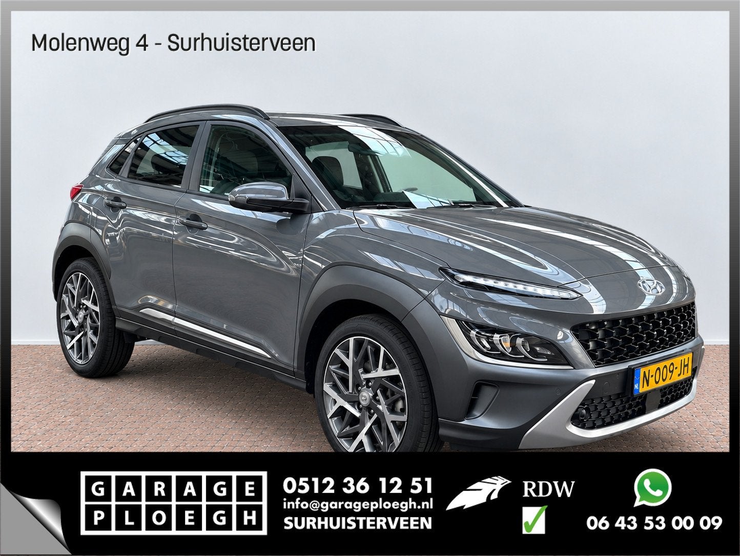 Hyundai KONA 1.6 GDI HEV Premium Automaat Stoelkoel+verw. Ca, Auto's, 135 pk, Gebruikt, Euro 6, SUV of Terreinwagen