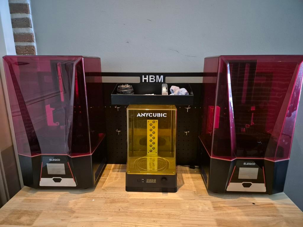 2x Saturn 2 en 1x Anycubic Cure, Computers en Software, 3D Printers, Ophalen
