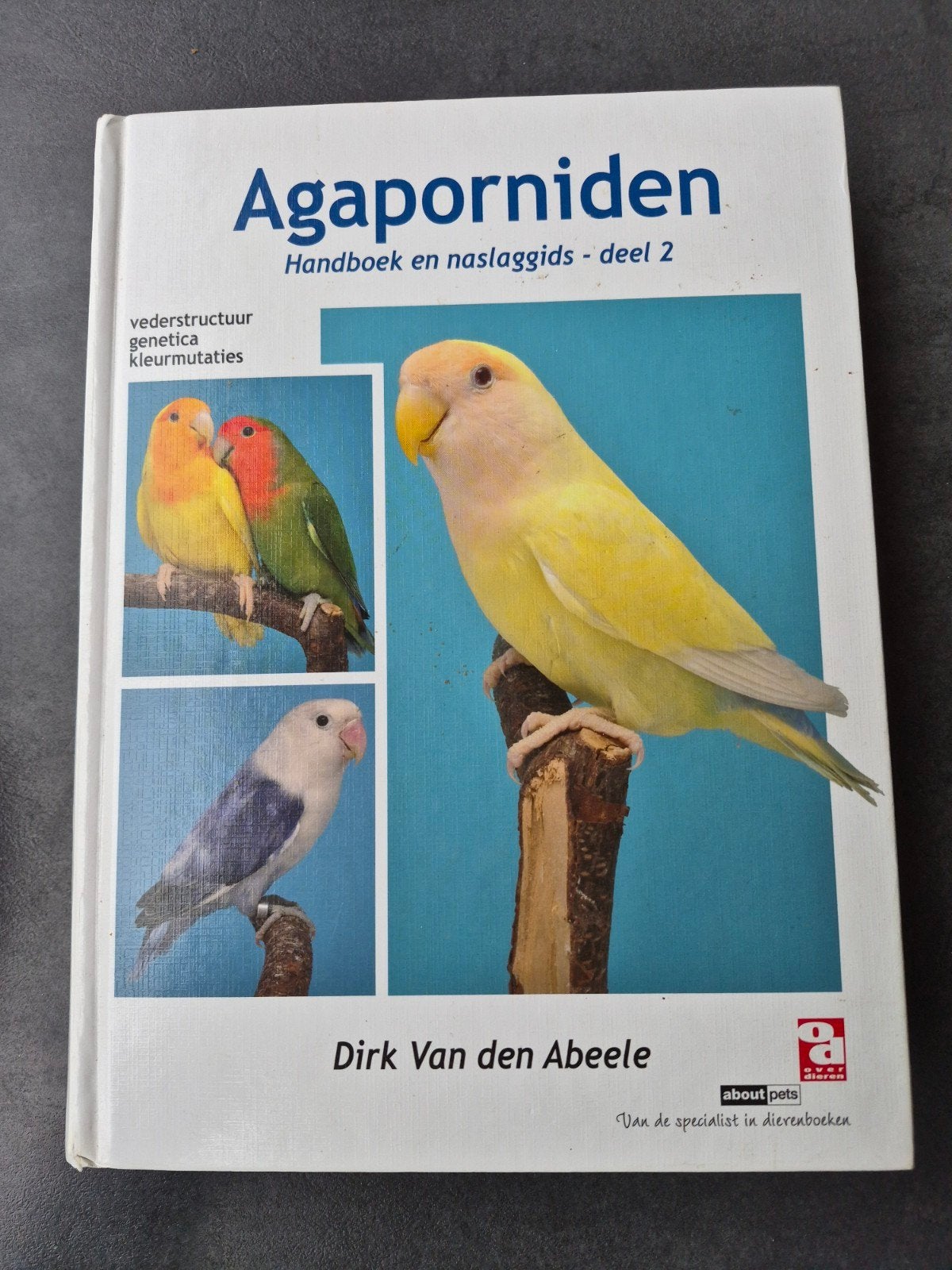 agaporniden handboek en naslaggids deel 2, Ophalen of Verzenden, Zo goed als nieuw, Vogels, Dirk Van den Abeele