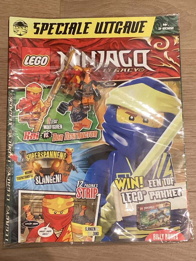 LEGO Ninjago Legacy 2022 Speciale Uitgave met 2 Minifiguren, Ophalen, Inclusief minifiguren, Lego, Zo goed als nieuw