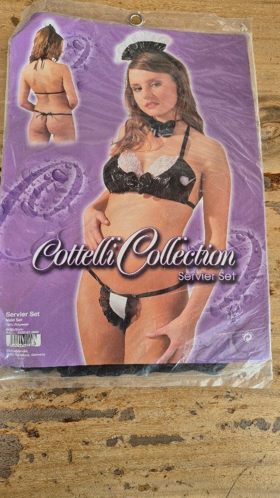 Serveerster lingerie set, Kleding | Dames, Maat 38/40 (M), Carnaval, Nieuw, Ophalen of Verzenden