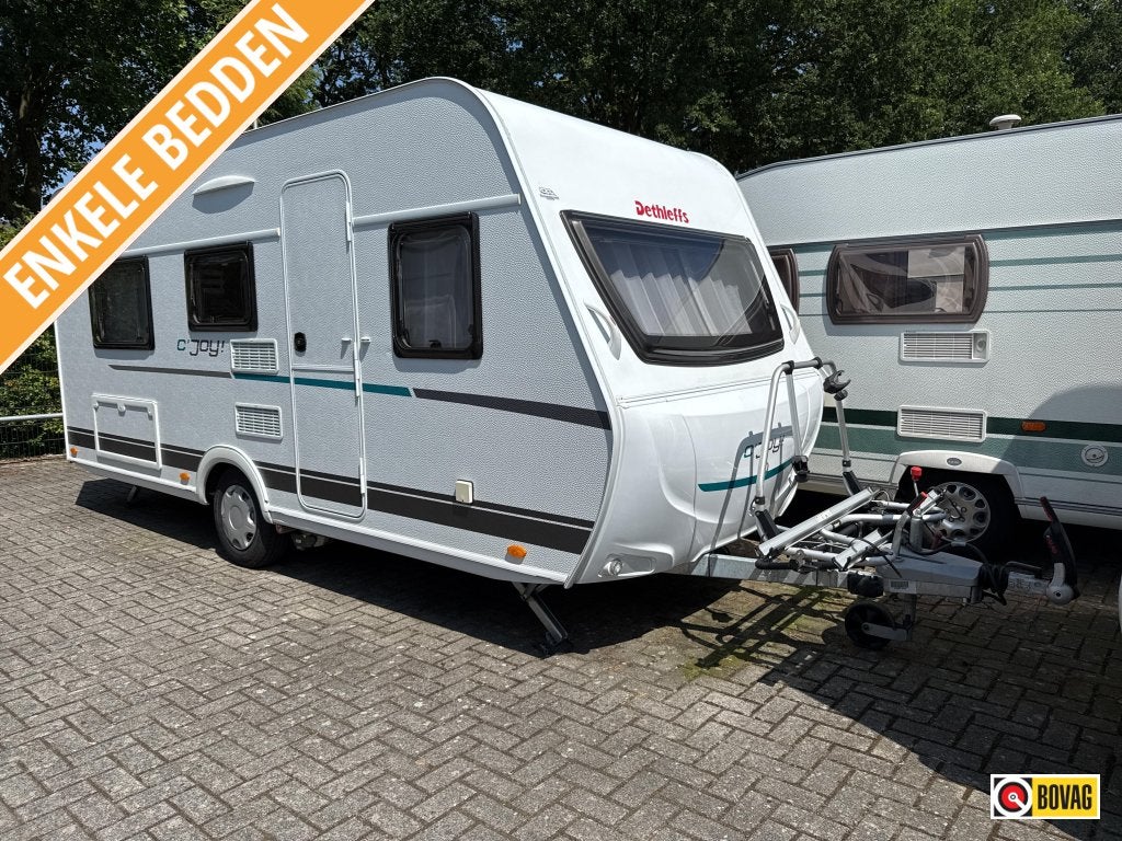 Dethleffs C'Joy 460 LE Mover/Voortent/Fietsdr., Standaardzit, Schokbreker, Bedrijf, Dethleffs
