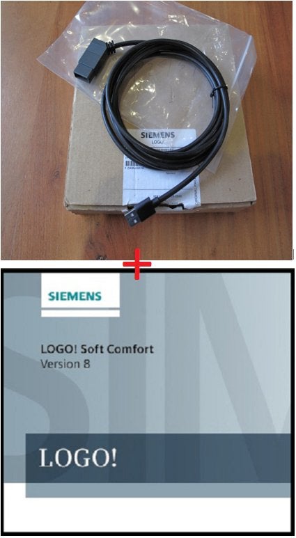 (2.0) Programmeer kabel voor PLC siemens logo V8.2 met softw, Verzenden, Nieuw