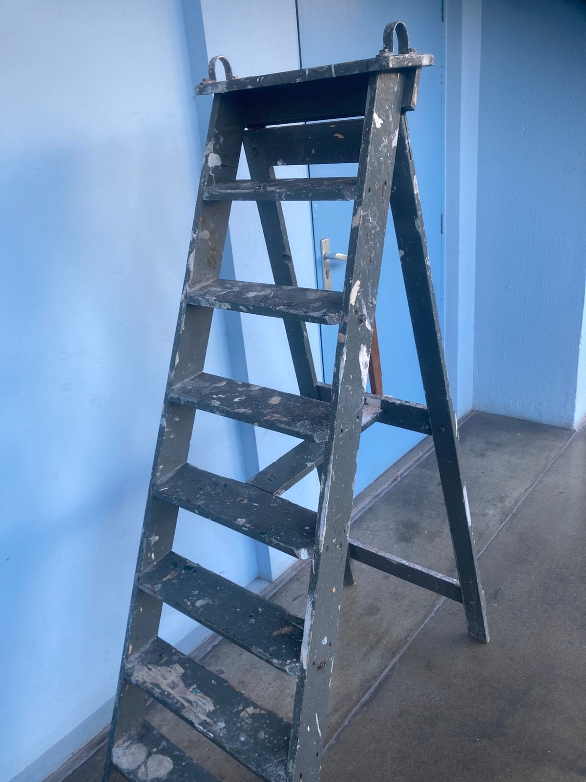 Vintage trap, Doe-het-zelf en Verbouw, Ladders en Trappen, Gebruikt, Trap, Ophalen of Verzenden, Opvouwbaar of Inschuifbaar