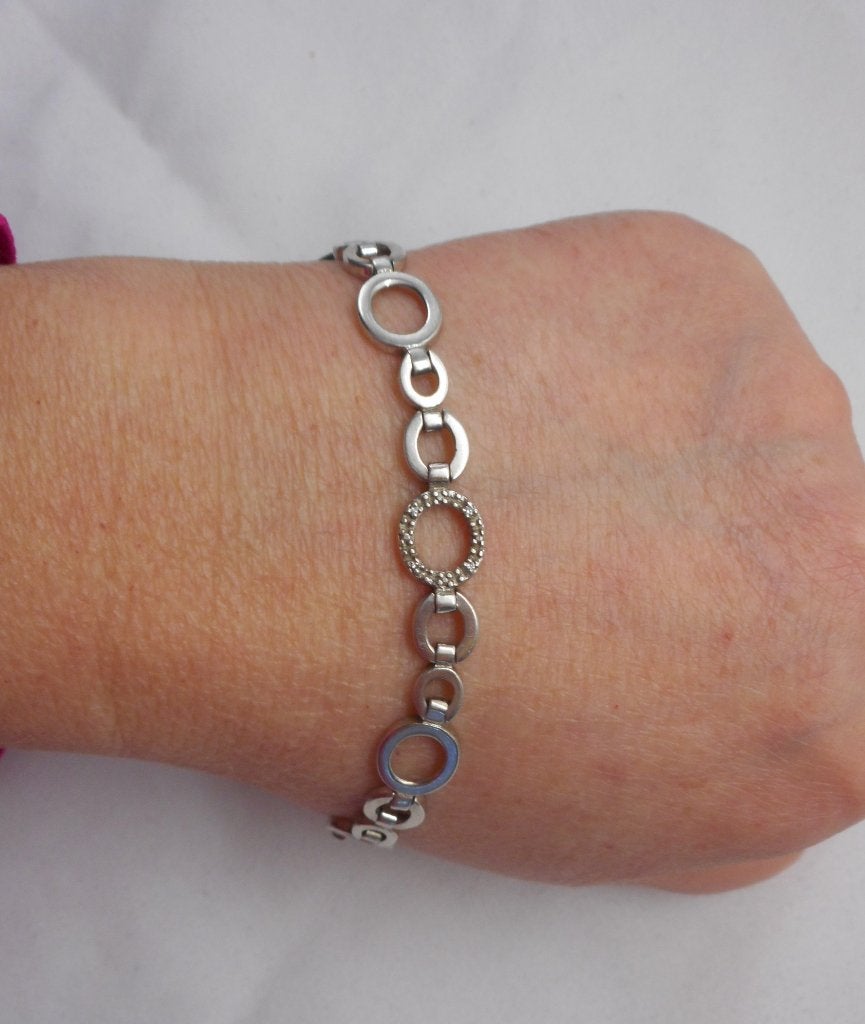 Zilveren verstelbare armband nr.330