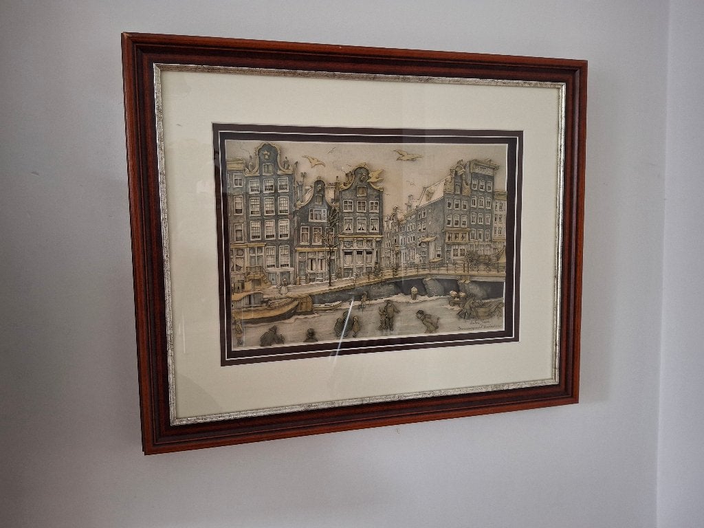 Driedimensionaal schilderij Anton Pieck, Antiek en Kunst, Kunst | Schilderijen | Klassiek, Ophalen