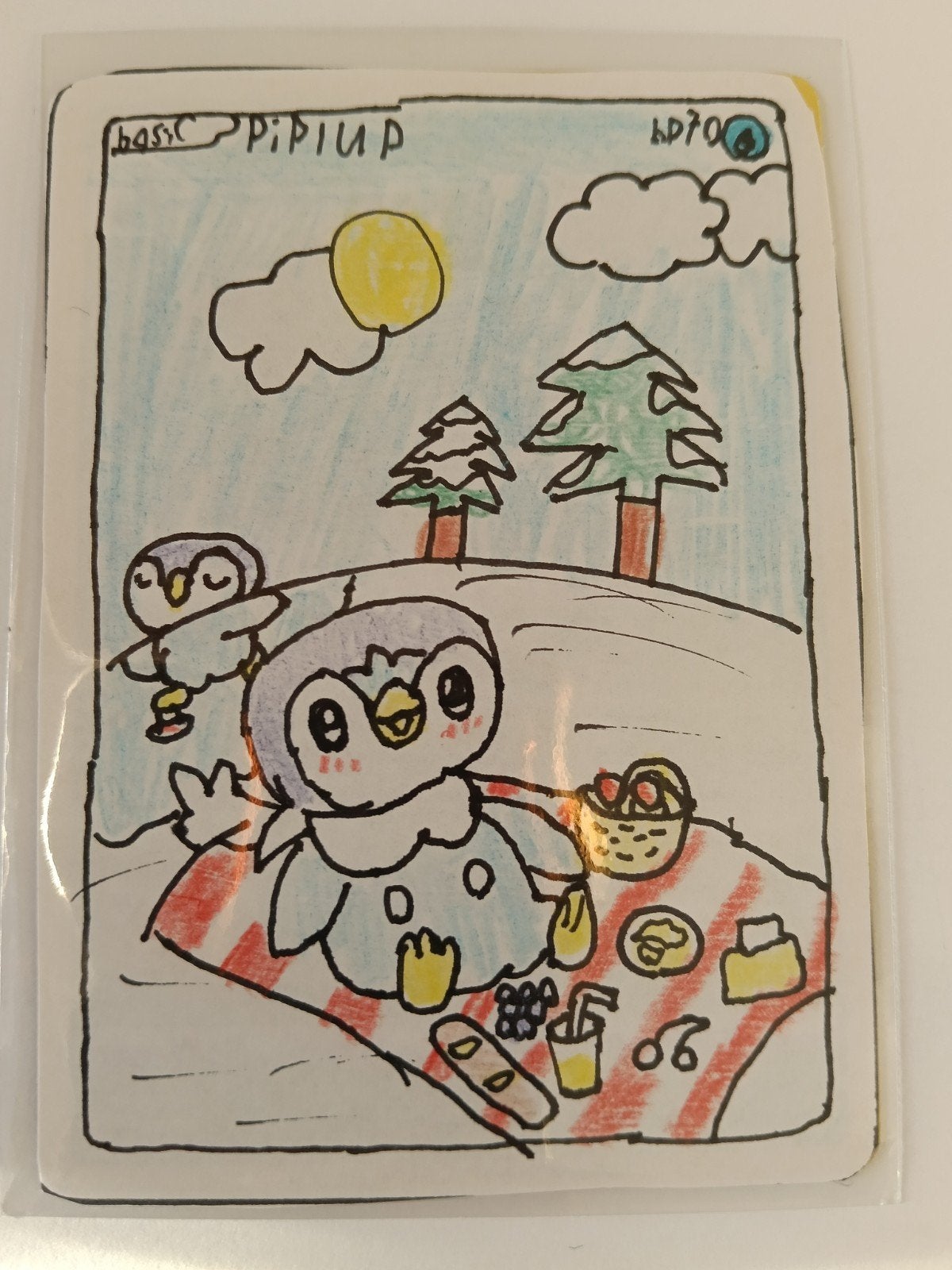 Unieke Handgetekende Pokémon Kaarten - Set van 7, Hobby en Vrije tijd, Ophalen of Verzenden, Zo goed als nieuw, Meerdere kaarten