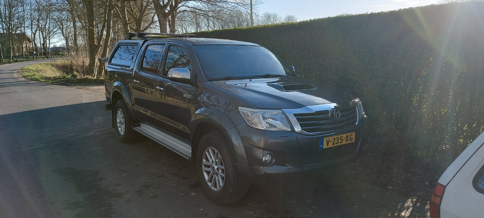 Toyota Hilux 3.0 D-4d 4WD 171PK Dubbele Cabine Van 2015, Auto's, Bestelauto's, 13 km/l, Euro 5, Zwart, 4 cilinders
