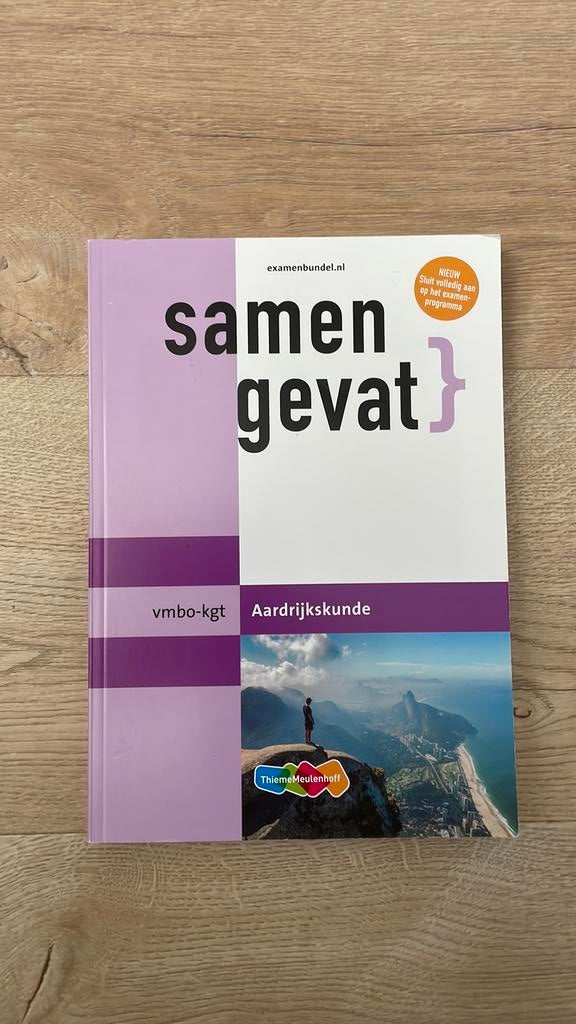 Samengevat vmbo-ktg Aardrijkskunde, Boeken, Schoolboeken, Ophalen of Verzenden, Zo goed als nieuw, VMBO, Aardrijkskunde