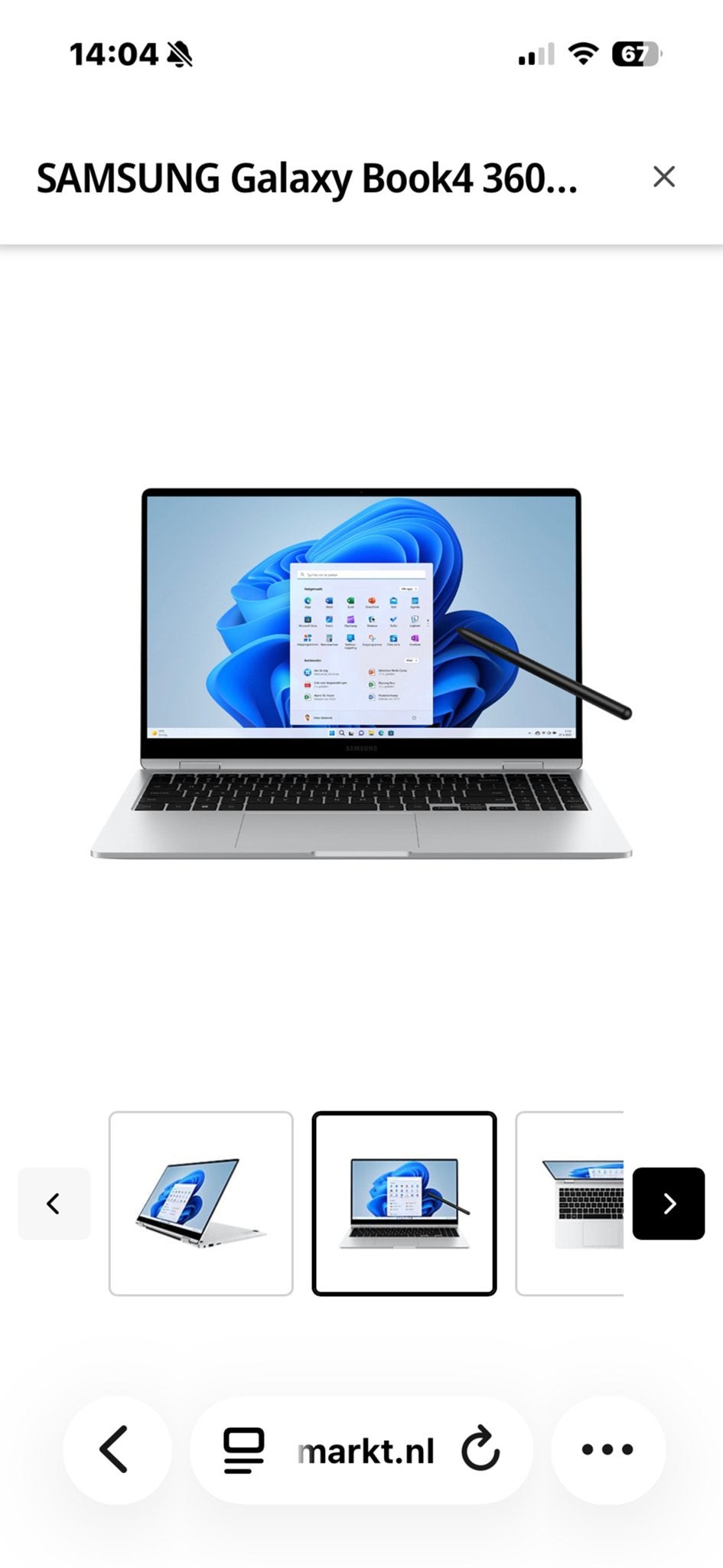 Samsung Galaxy Book4 360 - 15.6 inch - Intel Core i7, Computers en Software, Windows Laptops, 2 tot 3 Ghz, 15 inch, Met touchscreen