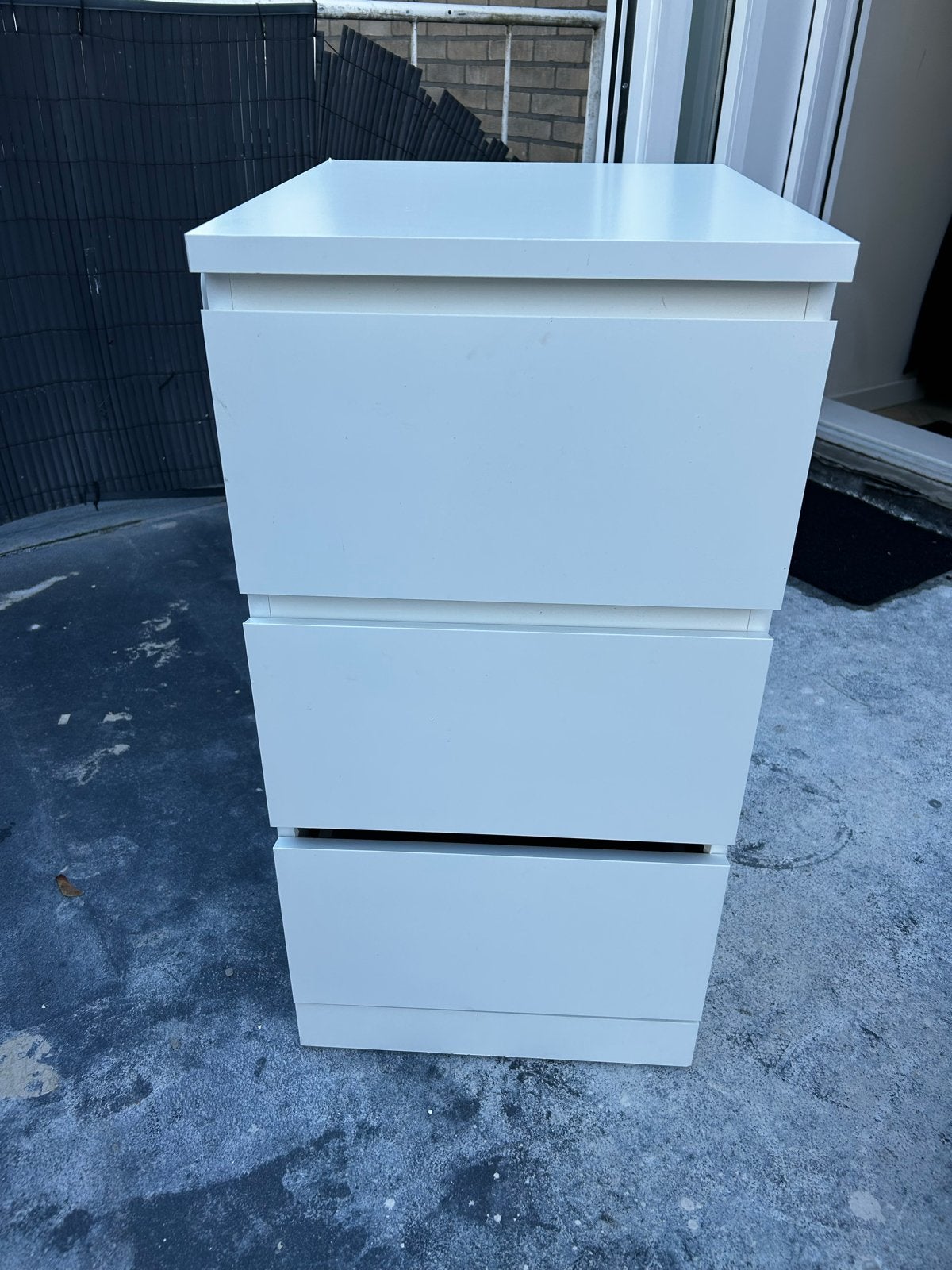 IKEA NORDLI Ladekast met 3 lades, wit, 40x50x70, Ophalen, Minder dan 50 cm, Gebruikt, 3 of 4 laden