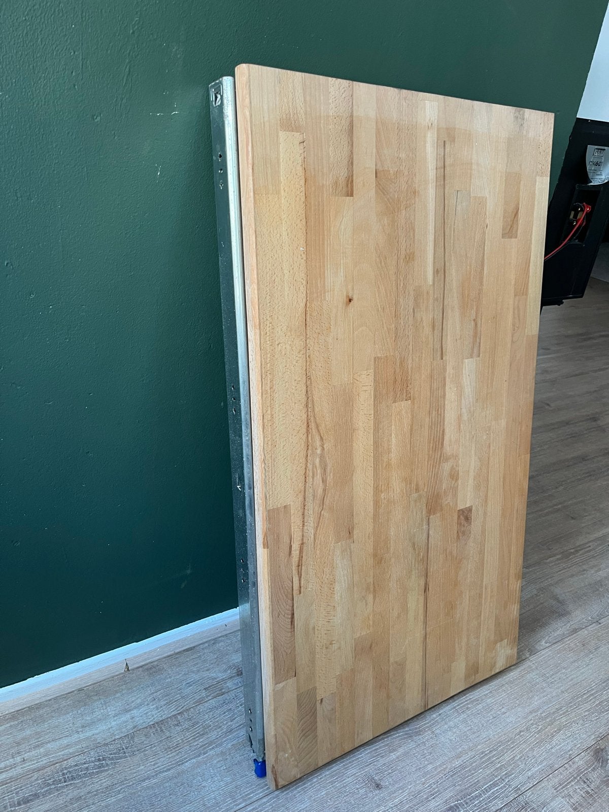 Uitschuifbaar camper werkblad/tafelblad massief hout, Caravans en Kamperen, Camper-accessoires, Ophalen, Gebruikt