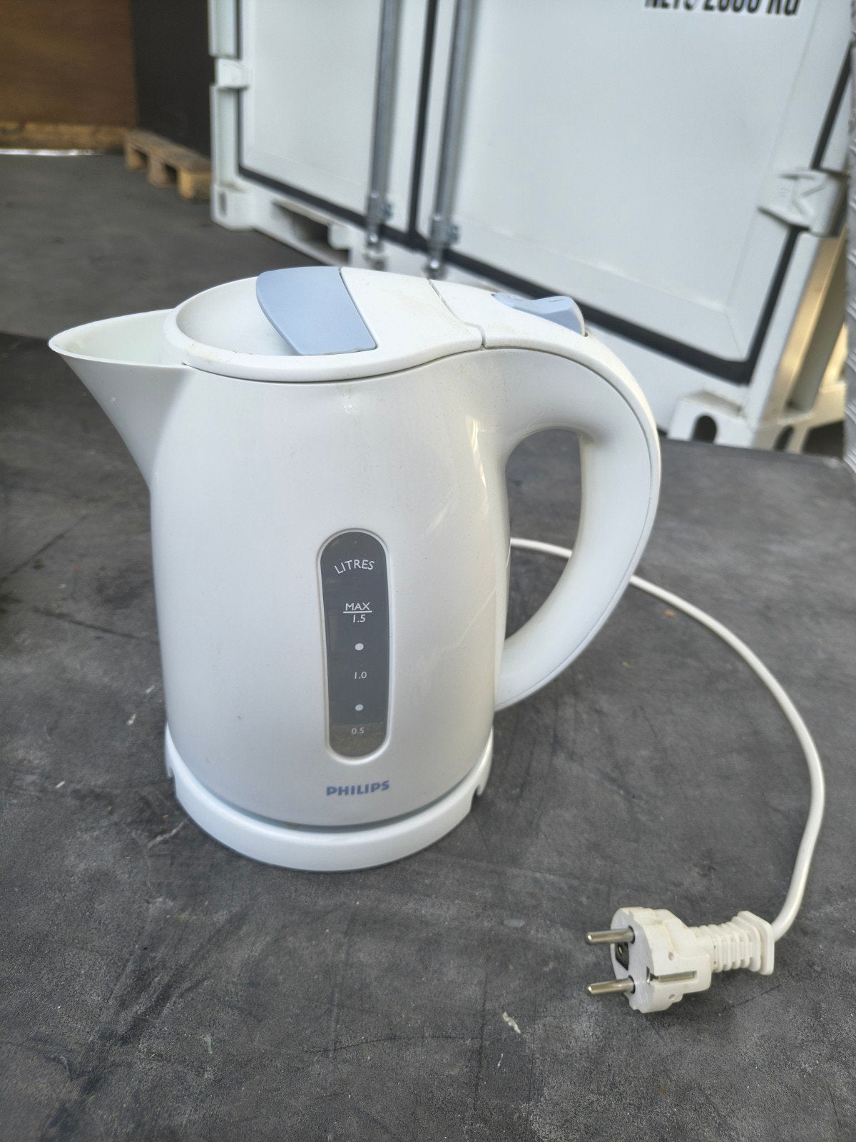 Philips waterkoker - 1.5 liter - Wit, 1 tot 2 liter, Ophalen of Verzenden, Gebruikt