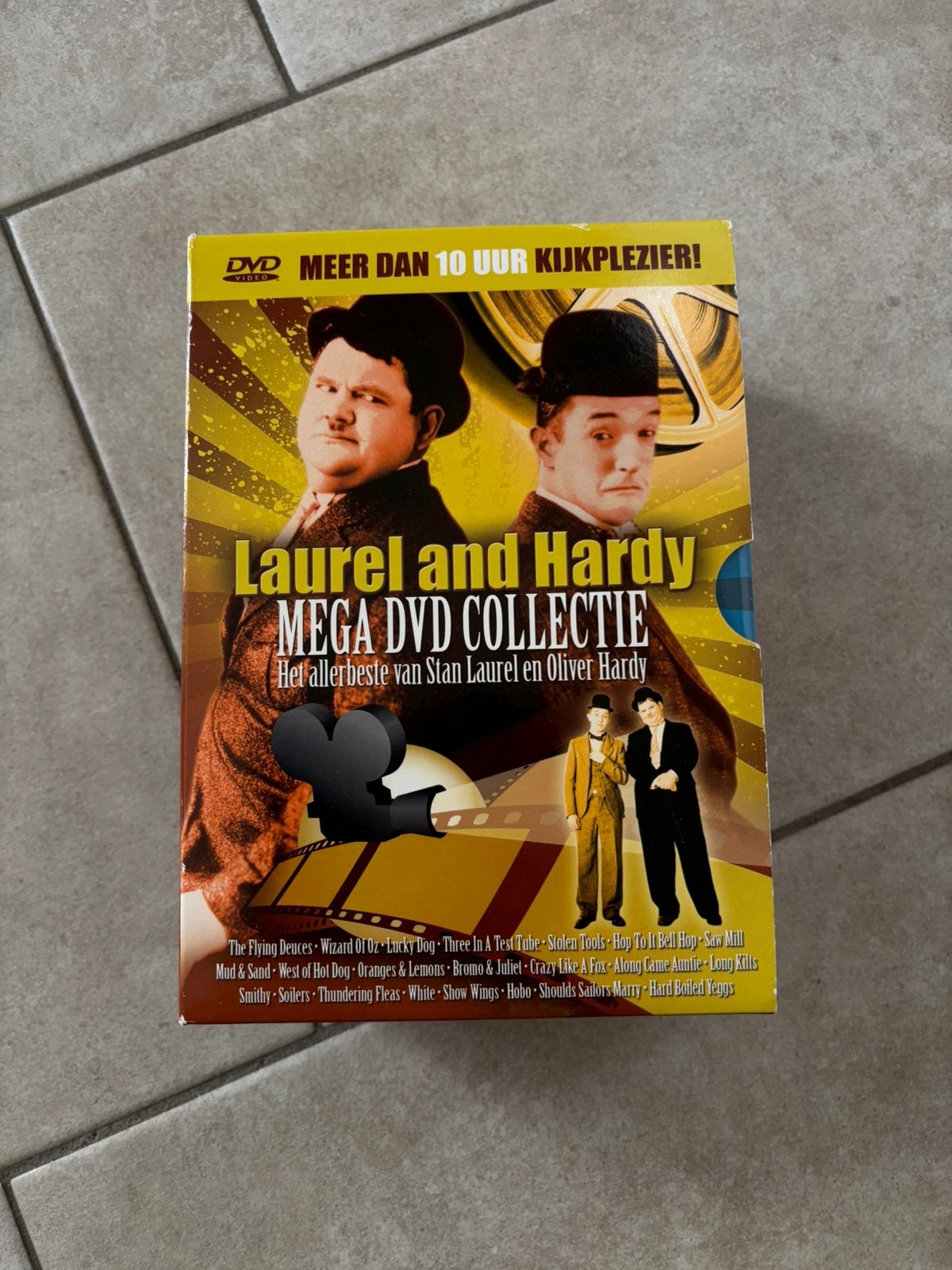 Laurel and hardy dvd box, Alle leeftijden, Ophalen of Verzenden, Zo goed als nieuw, Actiekomedie