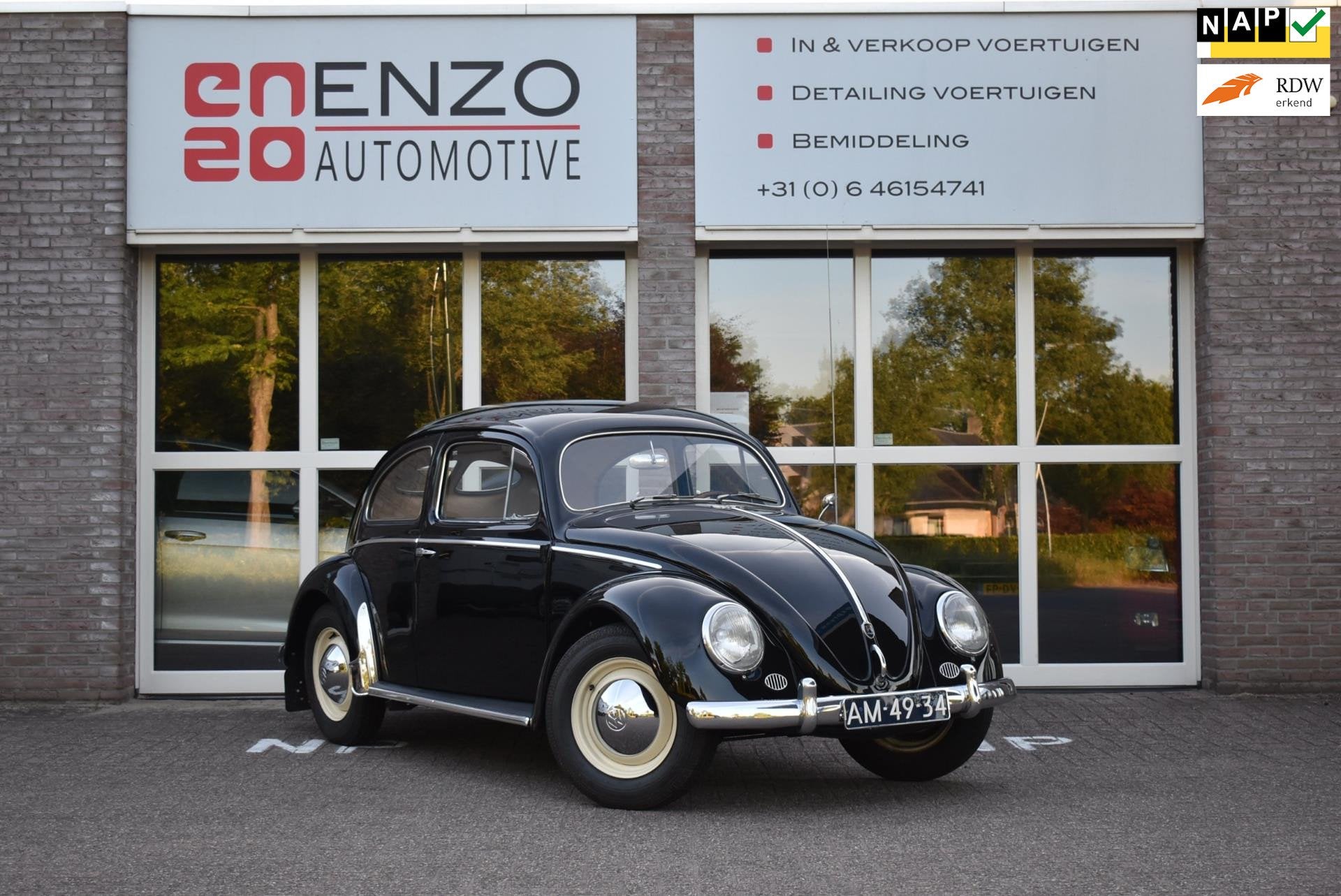 Volkswagen Kever "Zwitter" Zeer nette zeldzame klassieker, Auto's, Keurmerk '100% Onderhouden', Achterwielaandrijving, Gebruikt