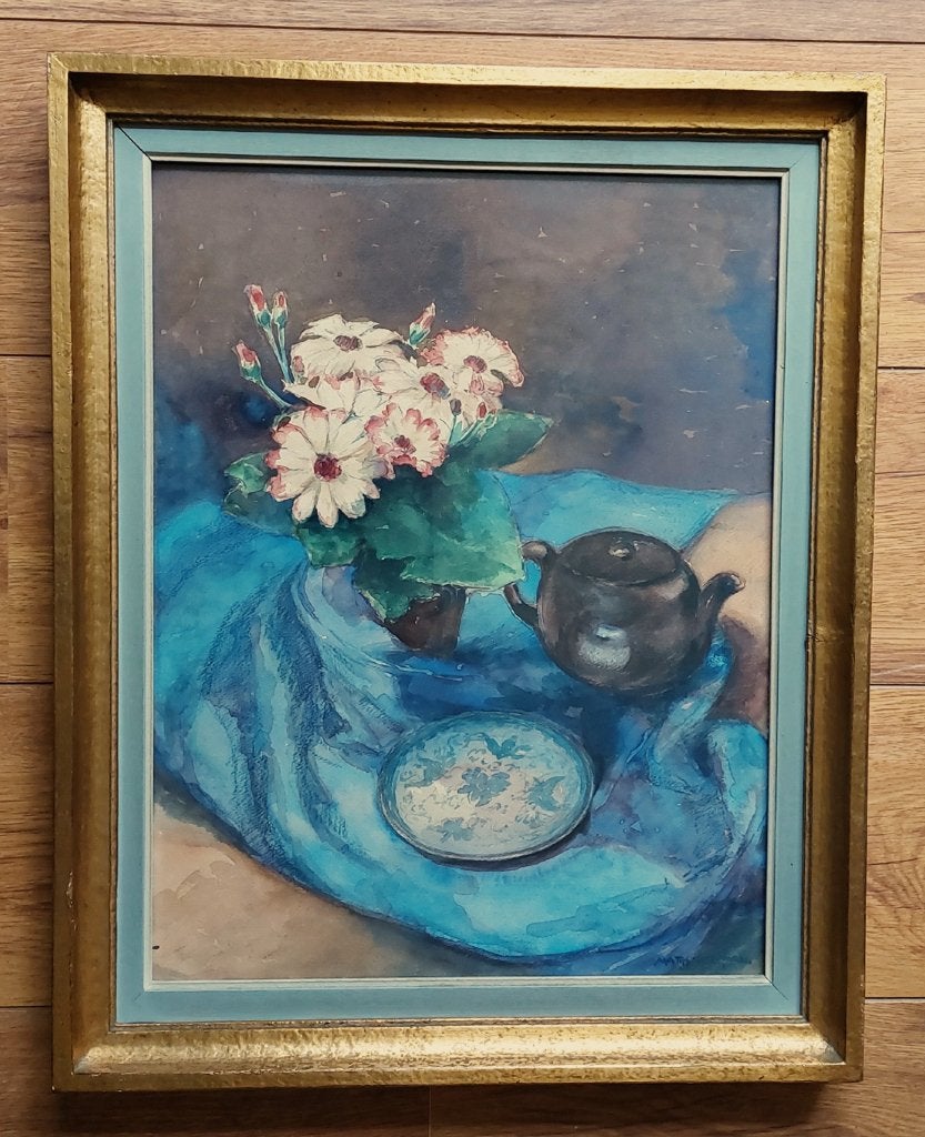 Matthieu Wiegman 1886-1971. fraai bloemstilleven., Ophalen of Verzenden