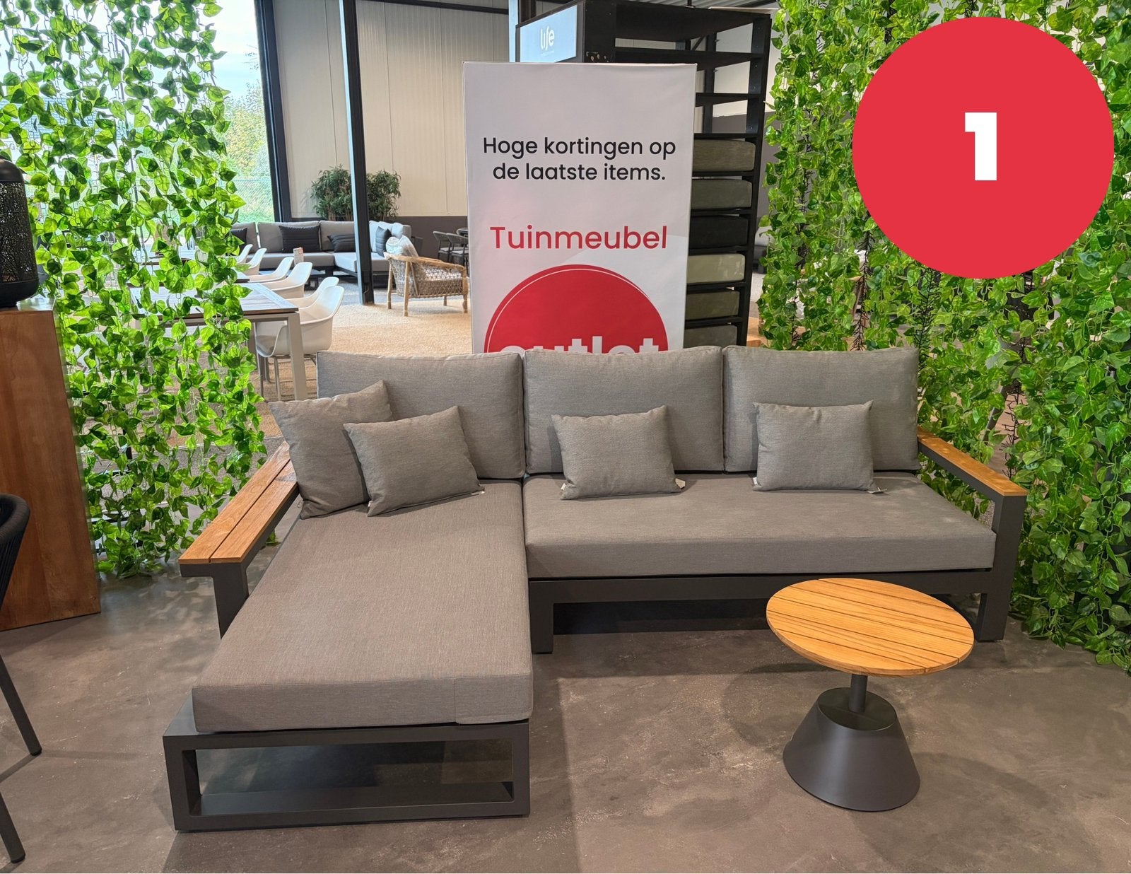 SHOWROOM MODELLEN - Lounge sets - Life Tuinmeubelen, Tuin en Terras, Ophalen, Nieuw, Teakhout, Stoel