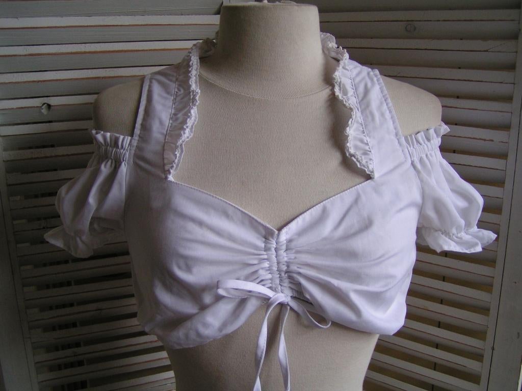 tiroler dirndl blouse maat 34 nr XX 1323, Kleding | Dames, Carnavalskleding en Feestkleding, Carnaval, Verzenden, Zo goed als nieuw