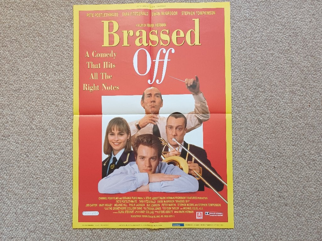 BRASSED   OFF      filmposter., Rechthoekig Staand, Verzenden, Nieuw, A1 t/m A3