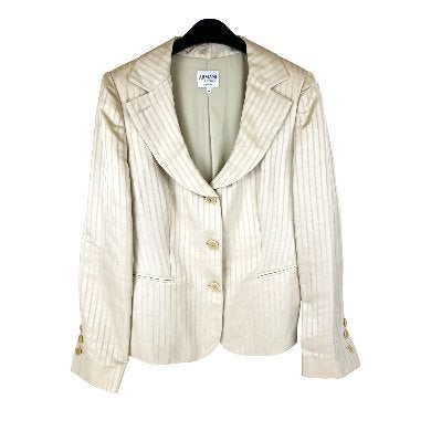 Armani – Blazer – Champagne kleur – Maat 38, Maat 38/40 (M), Ophalen of Verzenden, Zo goed als nieuw, Nvt