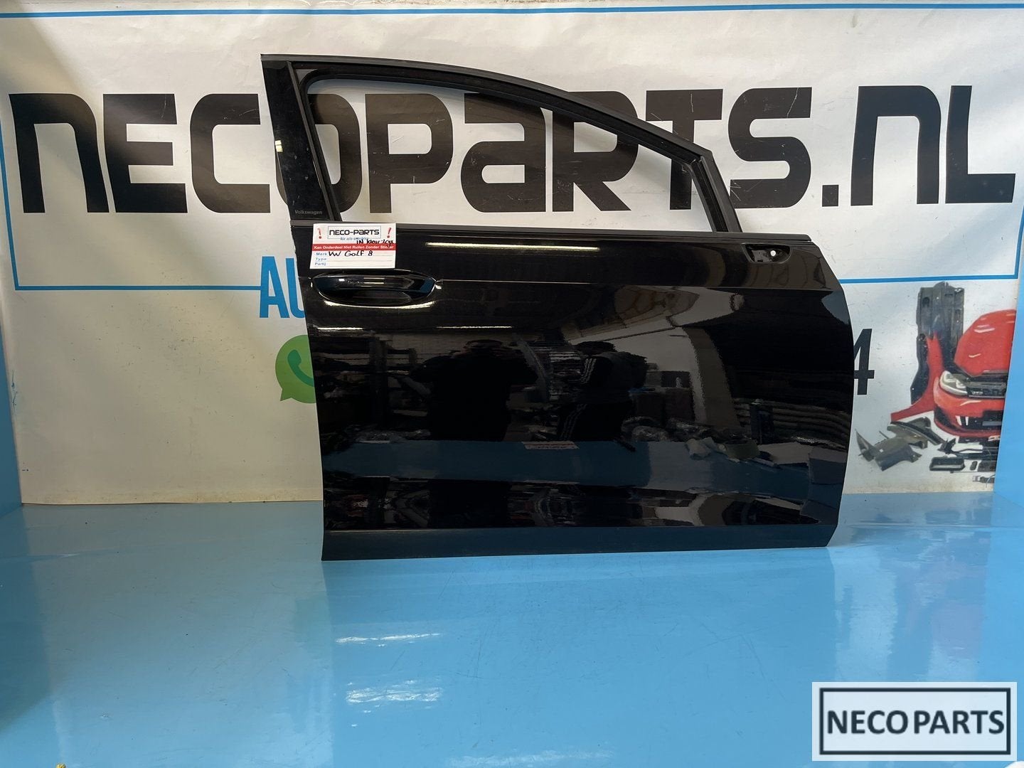 VOLKSWAGEN GOLF 8 PORTIER DEUR IN KLEUR LC9X COMPLEET, Gebruikt, -, Volkswagen, -