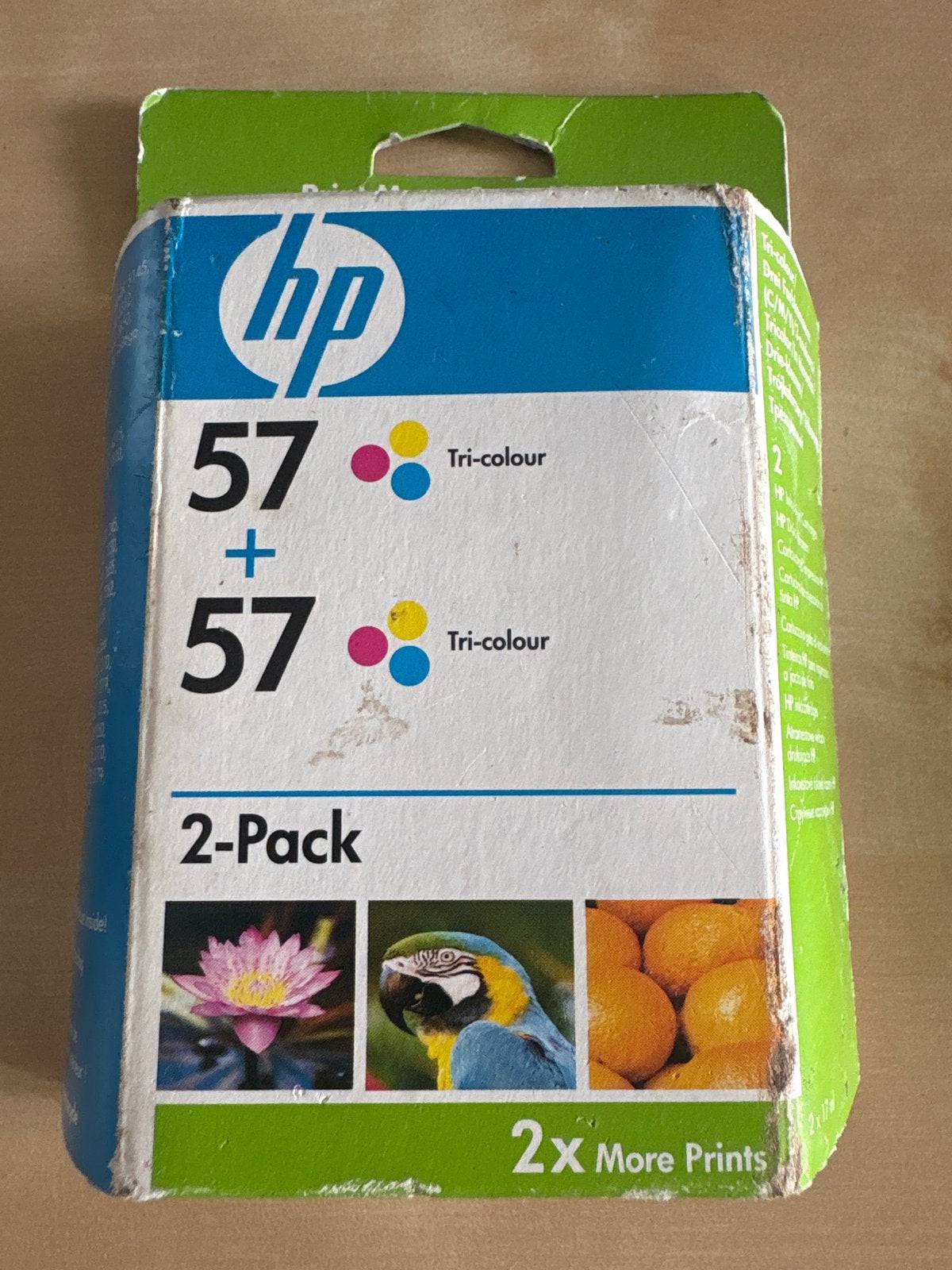 HP 57 Tri-colour inktcartridge 2-pack (C9503AE), Verzenden, Nieuw