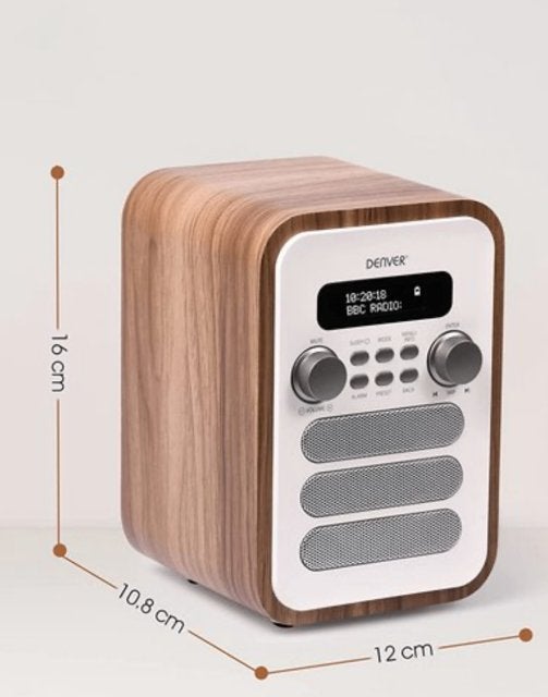 Denver DAB Radio, Ophalen, Zo goed als nieuw, Radio
