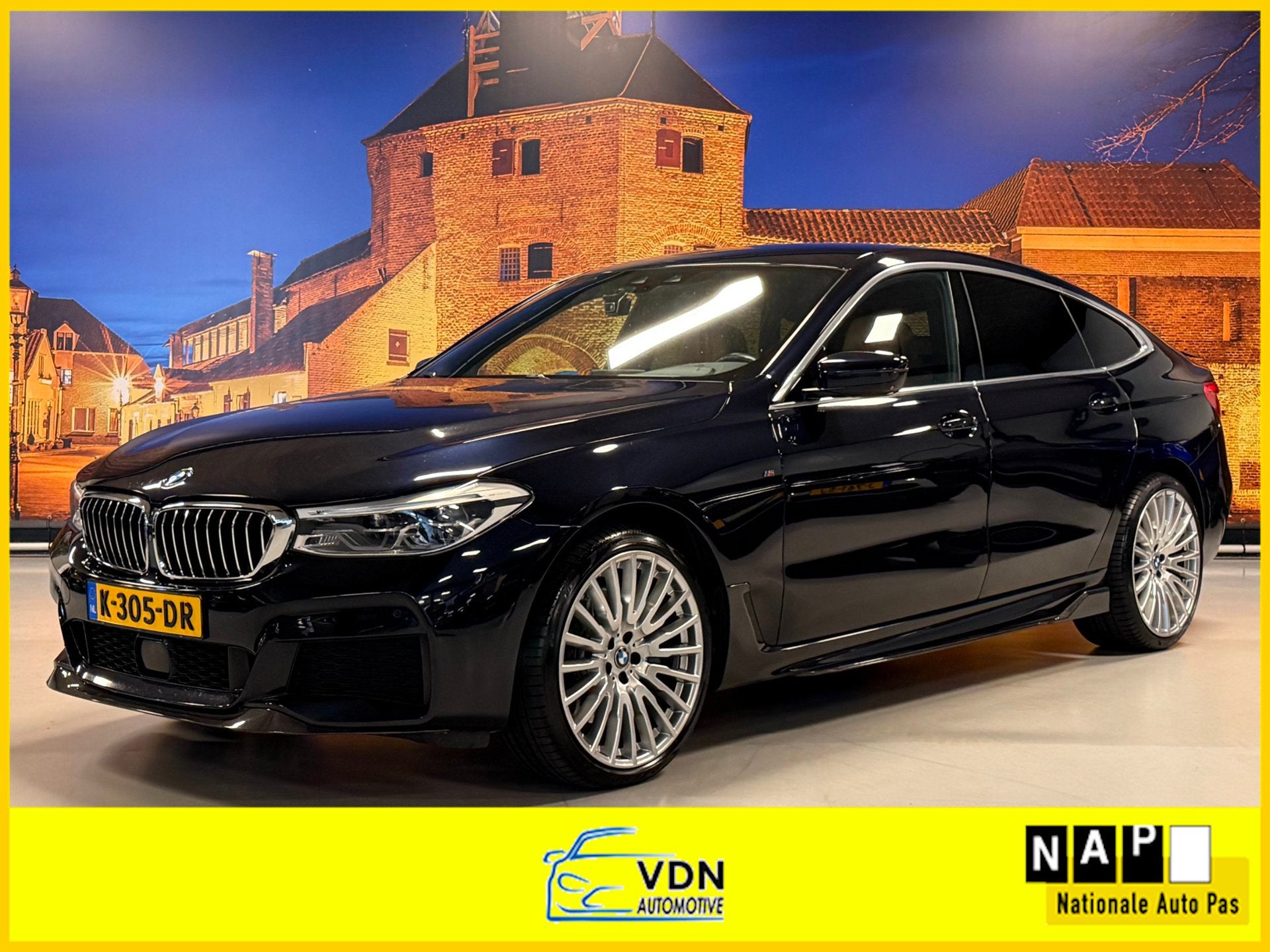 BMW 6-serie Gran Turismo 640i xDrive M-Sport High Exe Aut Le, Automaat, Euro 6, Leder, Vierwielaandrijving