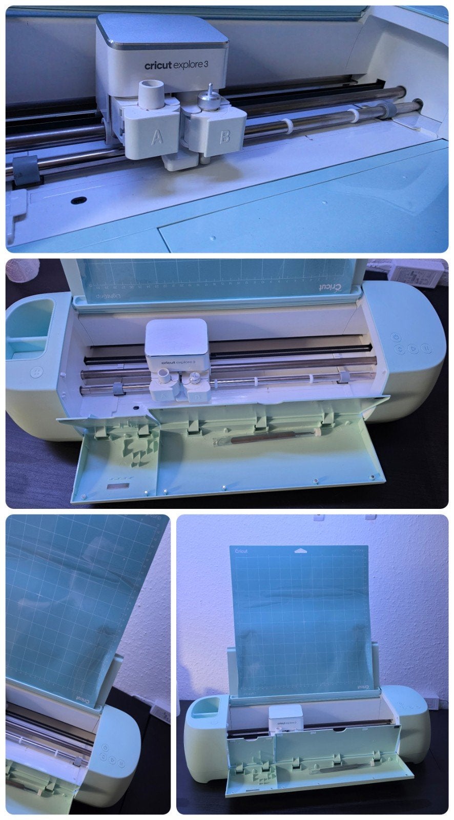 Cricut Explore 3 snijmachine - Zo goed als nieuw, Hobby en Vrije tijd, Geschikt voor karton, Meerkleurig, Ophalen of Verzenden