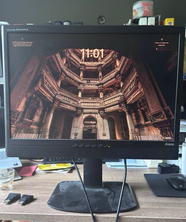 iiyama ProLite B2403WS Monitor - Gebruikt, Ingebouwde speakers, Full HD, 60 Hz of minder, Gebruikt