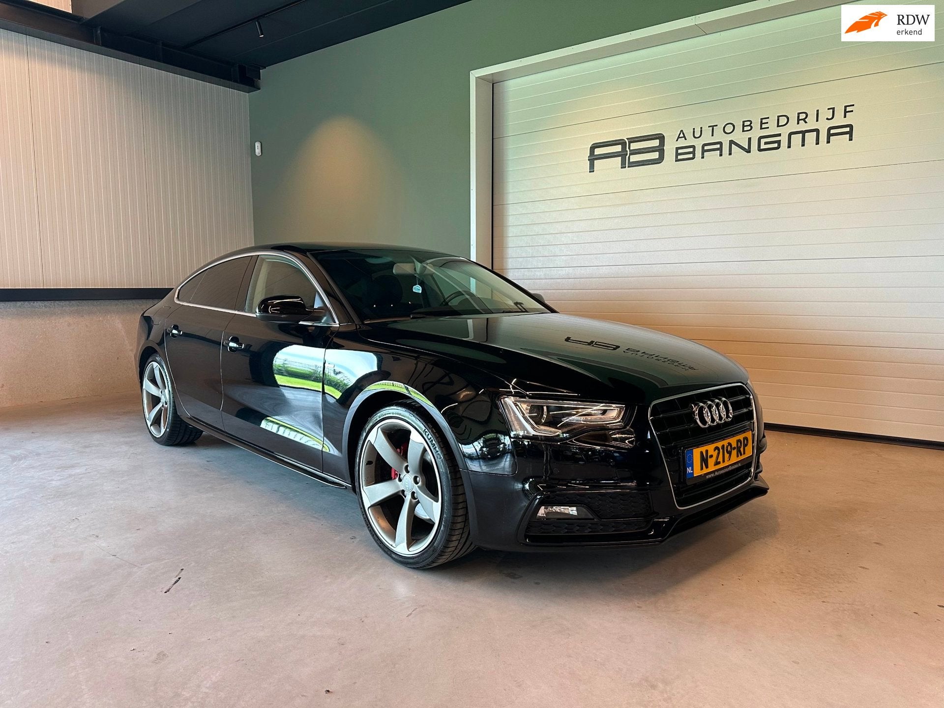 Audi A5 Sportback 1.8 TFSI AUTOMAAT SPORT EDITION S-LINE|CLI, Stof, Gebruikt, 4 cilinders, Met garantie (alle)
