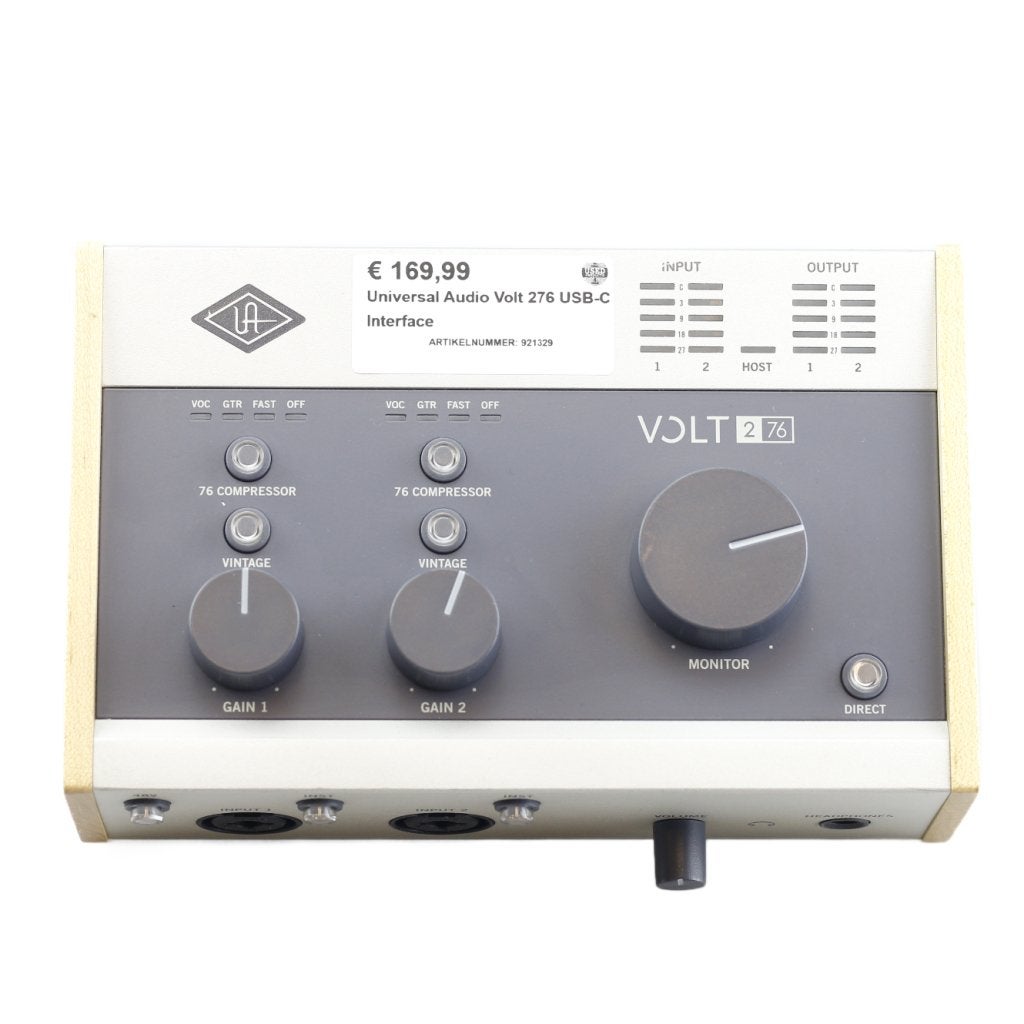 Universal Audio Volt 276 USB-C Interface, Universal, Zo goed als nieuw, https://www.universalstudios.com/contact-us, 10 Universal City Plaza, Universal City, CA 91608, Verenigde Staten