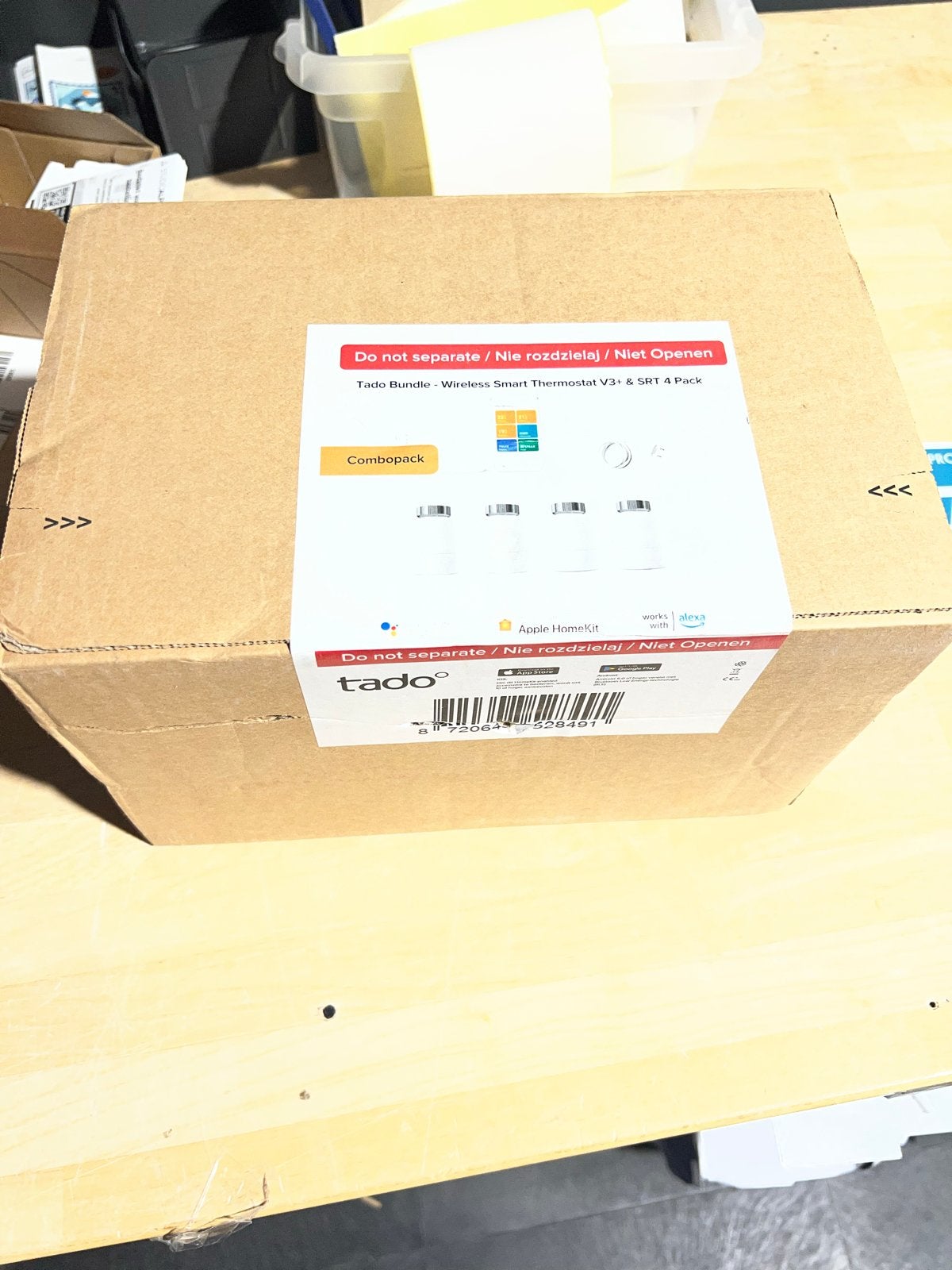 Tado Draadloze V3+ & SRT 4-pack - Slimme thermostaat, Tado, Tado, Nieuw, Ophalen of Verzenden