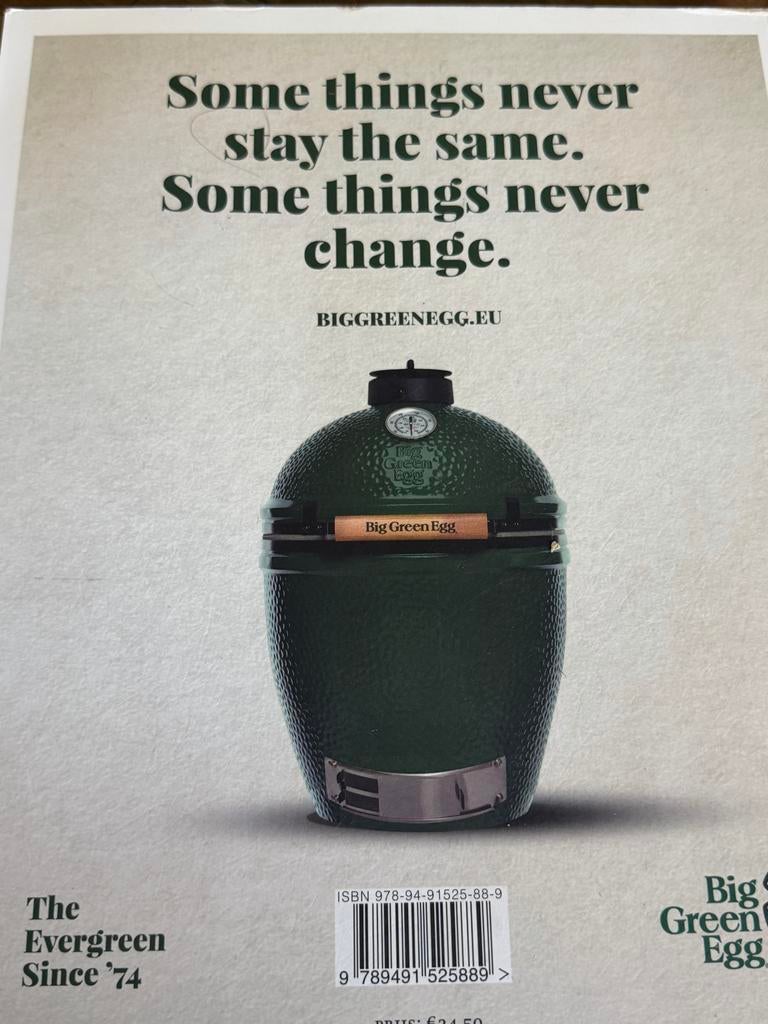 Big Green Egg ENJOY! Jubileum Kookboek - Meer dan 70 recepte, Hoofdgerechten, Ophalen of Verzenden, Zo goed als nieuw, Europa