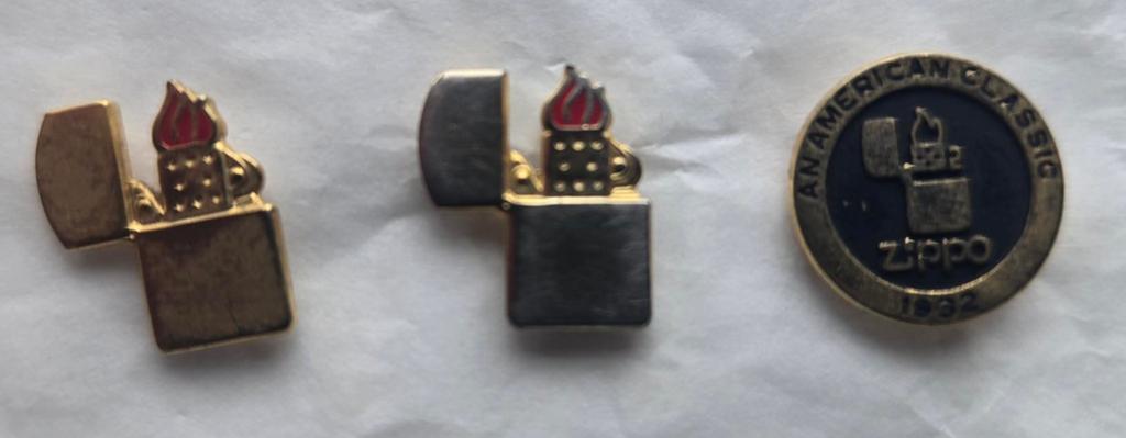 Vintage Zippo Pins, Verzamelen, Ophalen of Verzenden, Gebruikt, Speldje of Pin