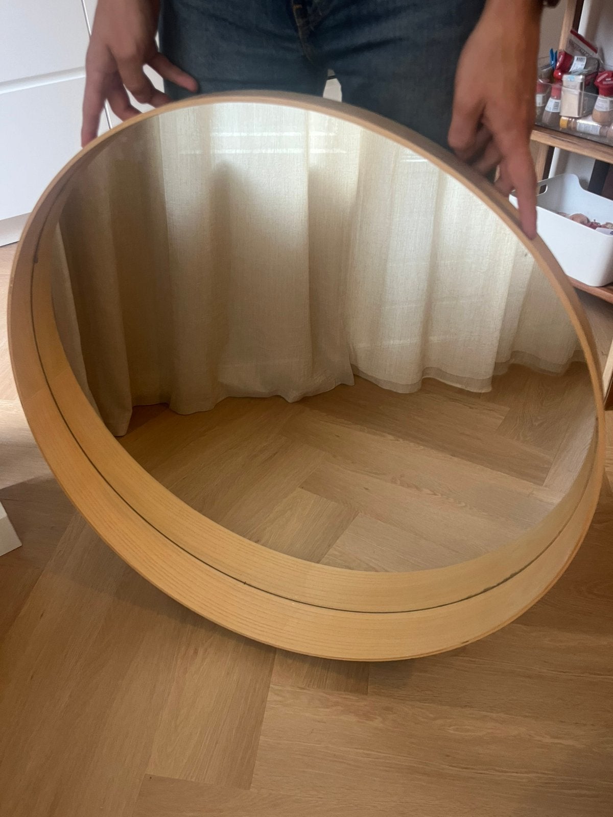 Spiegel IKEA Stockholm, Ophalen, Gebruikt, Rond, 75 tot 100 cm